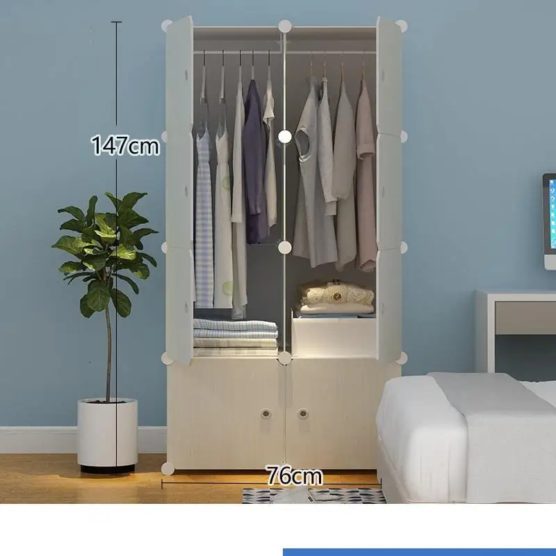 Guardaroba Ropero комод для Armario Armoire Rangement шкаф для хранения Mueble De Dormitorio мебель для спальни шкаф - Color: Version AM