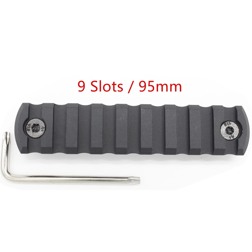 AR15 M4 M16 тактическая охотничья 3/5/7/9/11/13 Слоты M-LOK базовых рельс для раздел подходит для AR-15 MLOK Handguard 20 мм Пикатинни адаптер