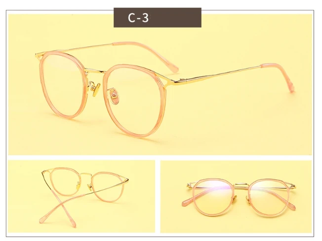 47109 пластиковые титановые оправы для очков кошачий глаз мужские женские оптические модные компьютерные очки