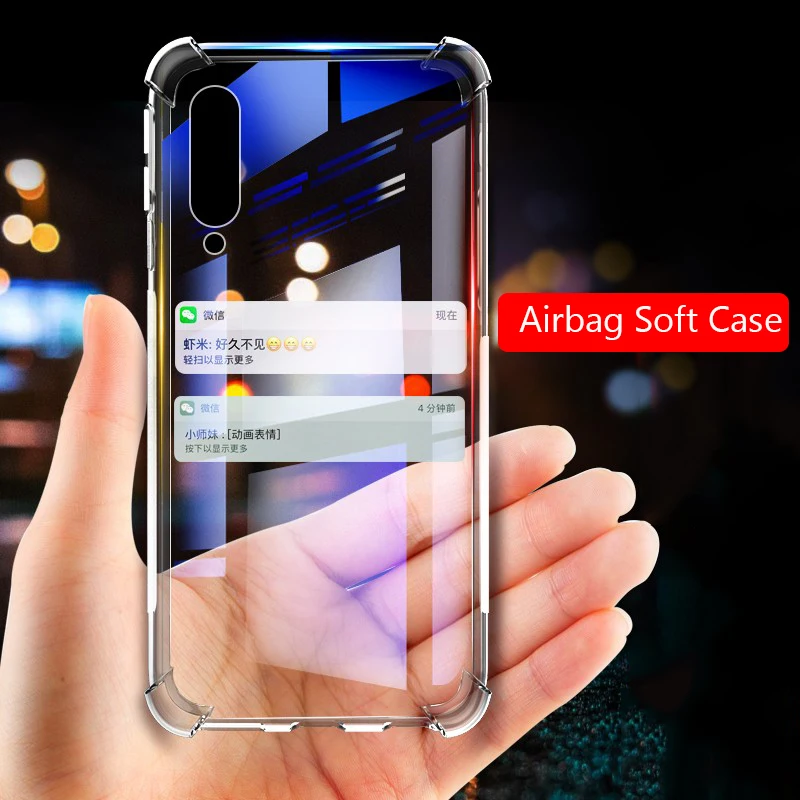 Чехол Lainergie для Xiaomi Mi 9 Lite суперзащитная мягкая прозрачная задняя крышка A3 CC9 9E