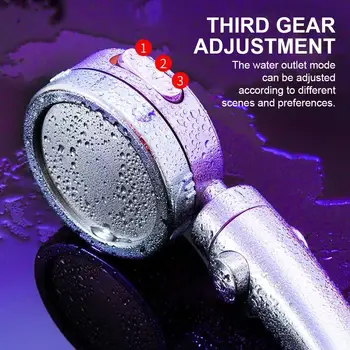 

Durable Shower Hand Spray Standard Corrosion Resistance Sturdy Family Bathroom Sprinkler Hotel Friend Stainless Steel