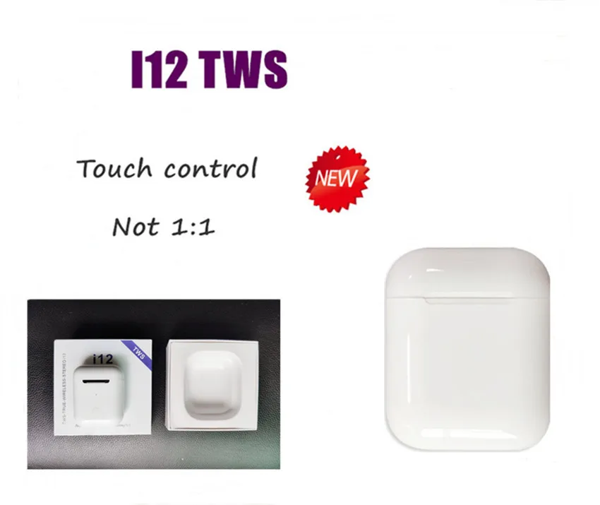 

i12 tws Bluetooth Earphone Wireless Earphones headset Wireless charging function sports headset For iphone android xiaomi Phones