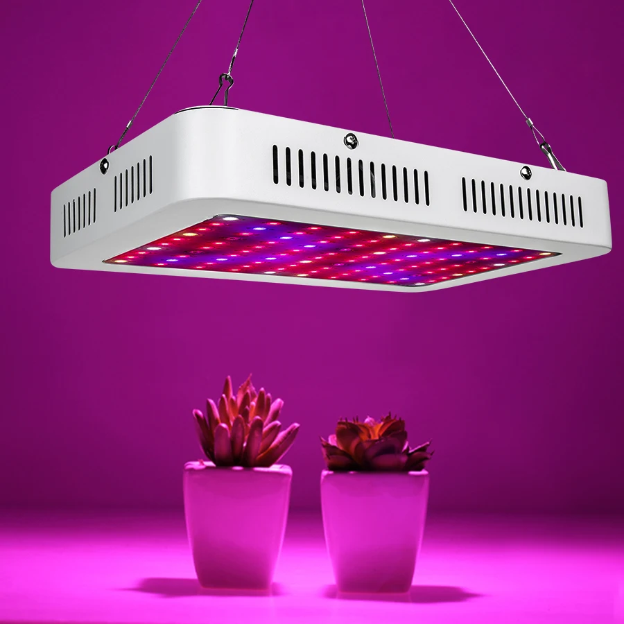1000 Вт 1200 LED Grow Light полный спектр COB двойной чип красный/синий/УФ/IR лампа для