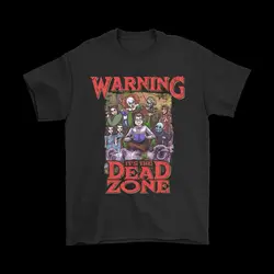 Предупреждение это мертвая зона Стивен Кинг футболки 2019 Летняя мужская футболка с коротким рукавом