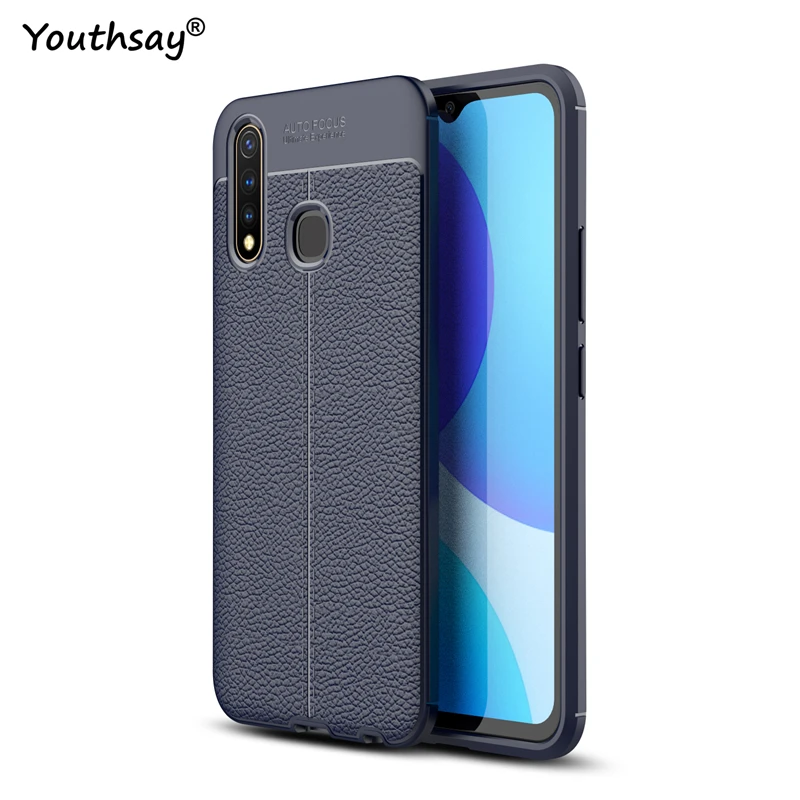 

For Vivo Y19 Case Cover Silicone Shell Rubber Soft Fundas Back Bussiness Style TPU Phone Case For Vivo Y19 U3 Cover For Vivo Y19