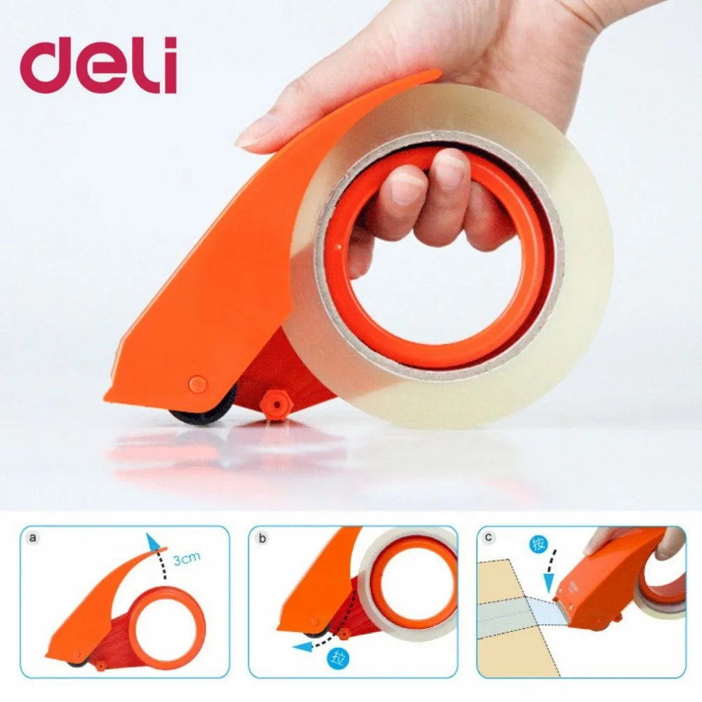 

801 Tape Dispenser Manual Sealing Device Tape Cutter Baler Carton Sealer Width 48mm Packager Cutting Machine DropShipping