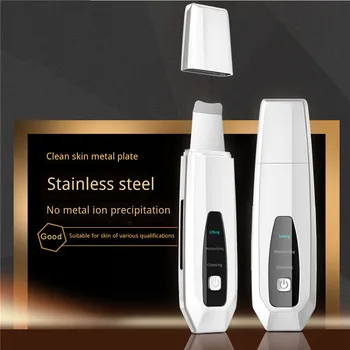 

Deep Face Cleaning Machine Blackhead Removal Peeling Ultrasonic Skin Scrubber Rechargeable Pore Cleaner Ion Cleaning Skin Device