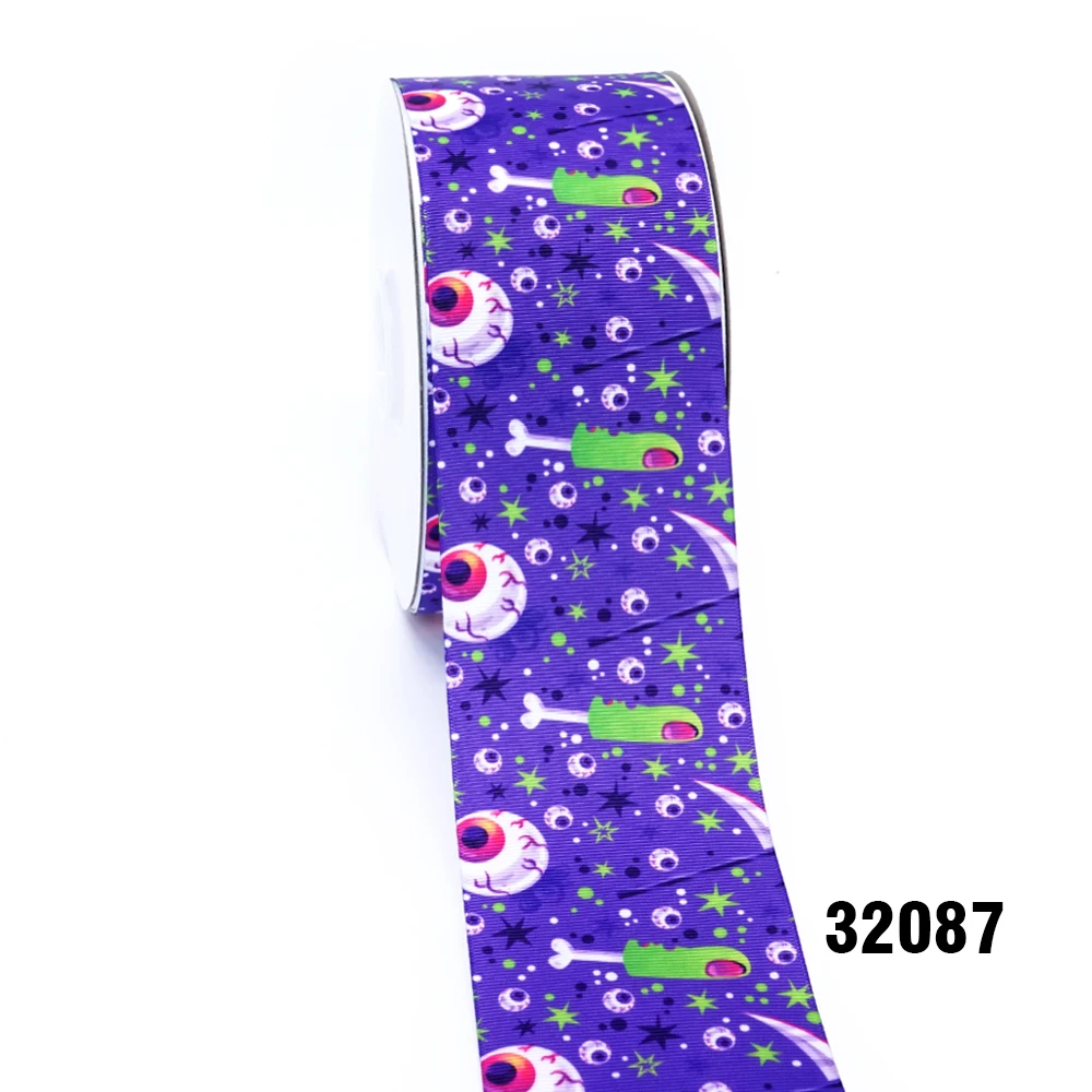 32087 50 ярдов мультфильм напечатанный grosgrain ленты 32066 - Цвет: 32087
