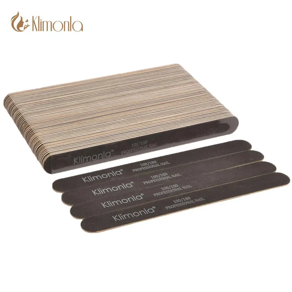 

5/10/20pcs Black Wooden Nail Art Sanding Buffer Files 100/180/240 Grit For Salon Manicure Pedicure Professional Nail Art Tools