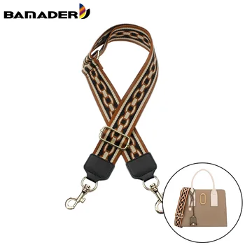 

BAMADER Canvas Bag Strap Thick Adjustable Wide Shoulder Strap Women Shoulder Messenger Straps Polyester Cotton Bag Accessories