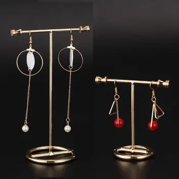 

Jewelry Display Stand Show Rack Metal Gold Earrings Rack Earrings Storage Necklace Bracelet Storage Jewelry Showcase