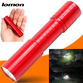 

Lomon LED Mini Flashlight Black Technology Flashlight IPX-6 Waterproof life Rating 9LED Mini Outdoor Flashlight Lamp #3J31