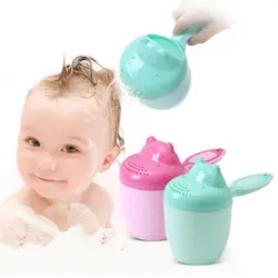 Новейшая Детская кепка для шампуня, водонепроницаемая Защитная крышка для ушей, Регулируемая Шапочка для душа для детей и детская чашка