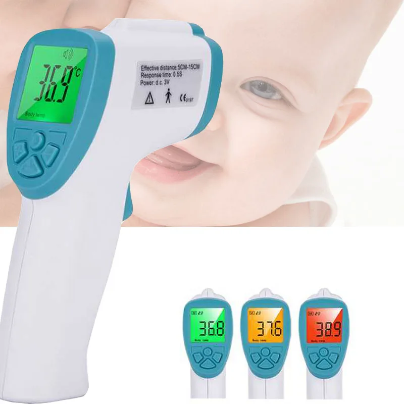 

Forehead digital Thermometer infrared lcd digital Temperature Body baby nipple Non-contact IR Thermometer instruments termostato