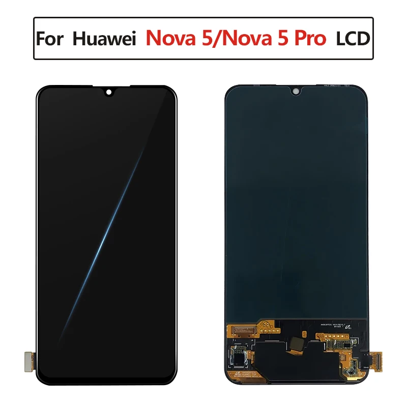6,3" экран для huawei Nova 5 Pro ЖК-дисплей сенсорный дигитайзер экран для huawei Nova5 Pro Nova 5 ЖК-экран в сборе