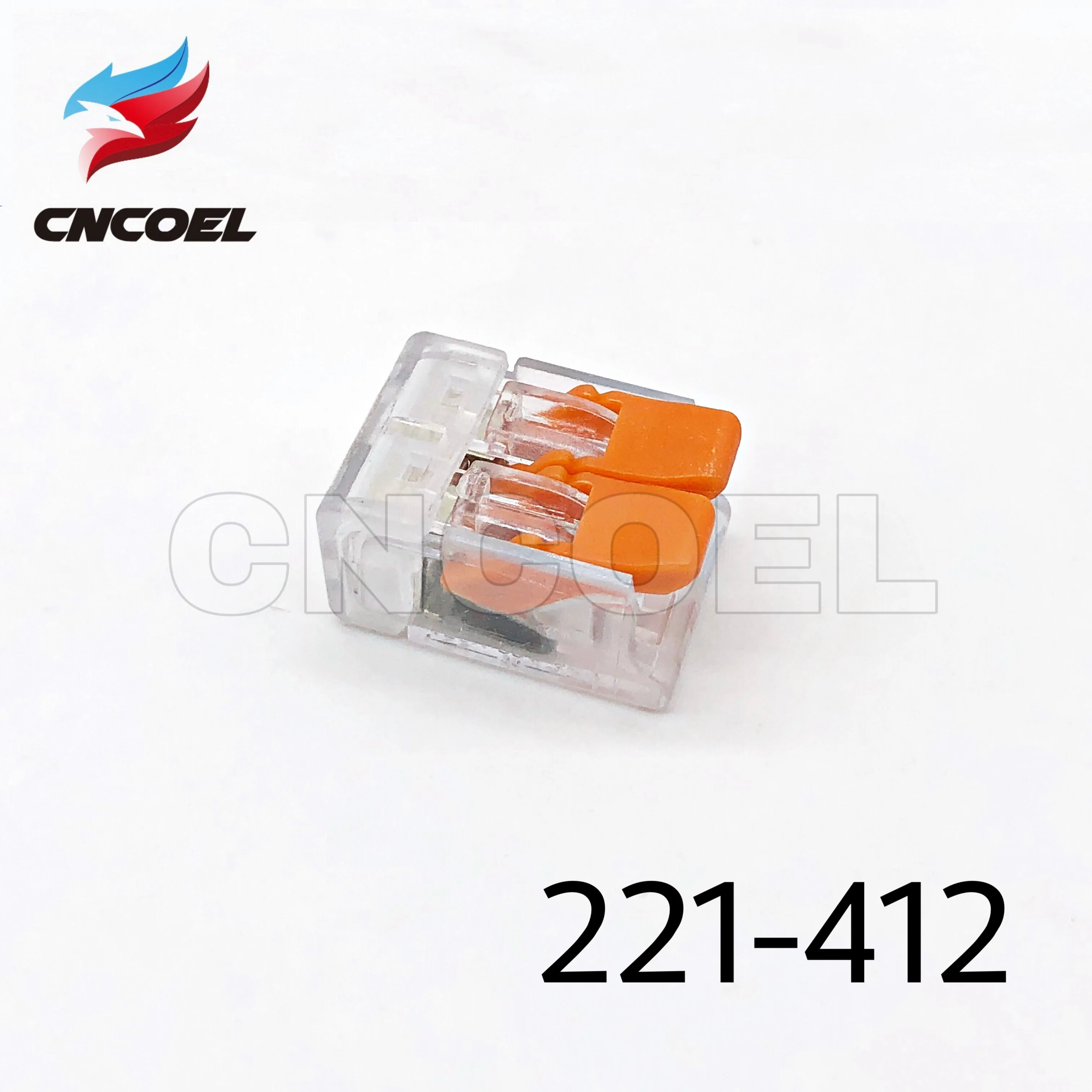 10 шт./партия Тип 221-412 221-413 221-415 компактные самозажимные клеммы быстроразъемные провода соединители клеммный блок