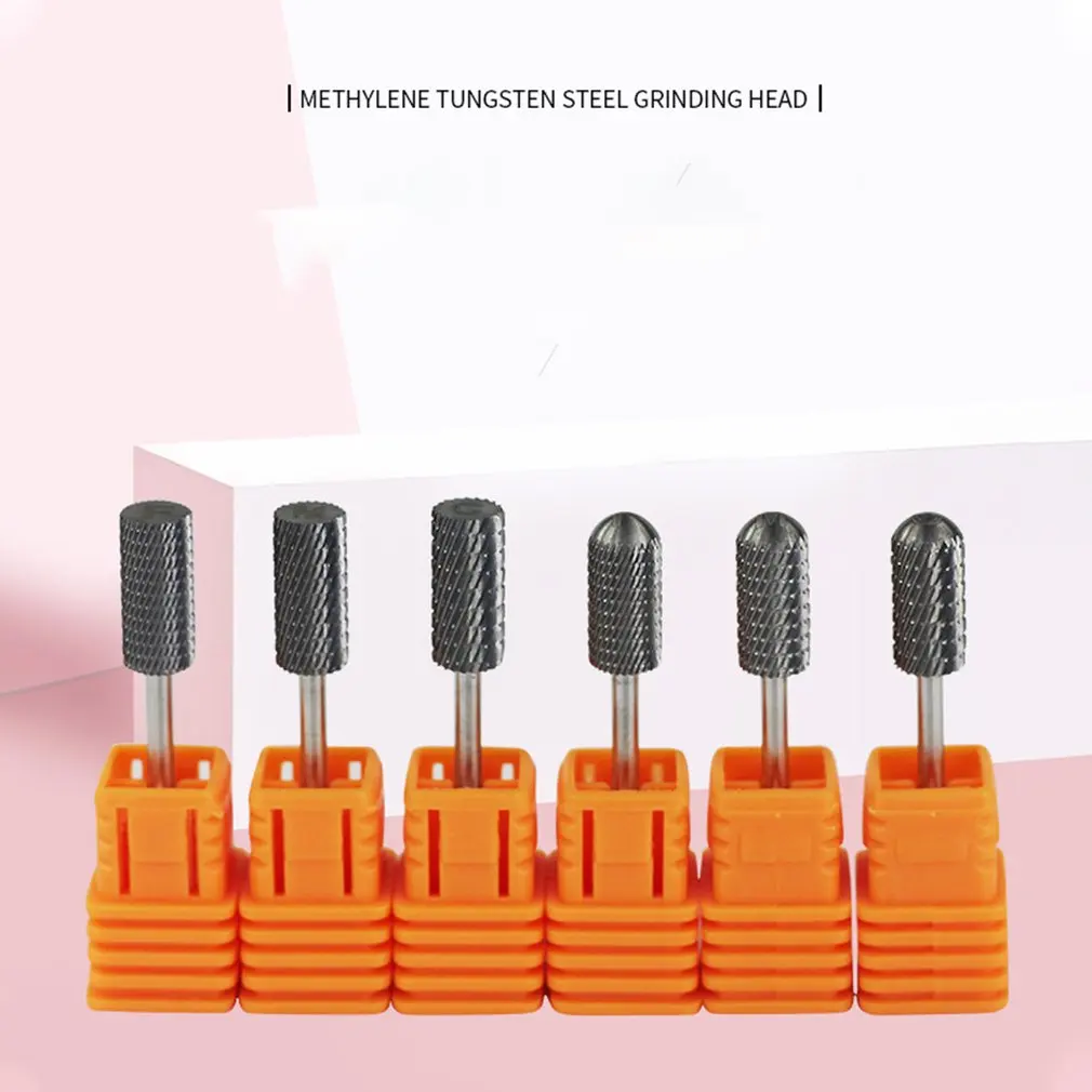 

Nail Tungsten Steel Grinding Head Replace Drill Bit Nail File Manicure Tool For Nail Polisher Machine