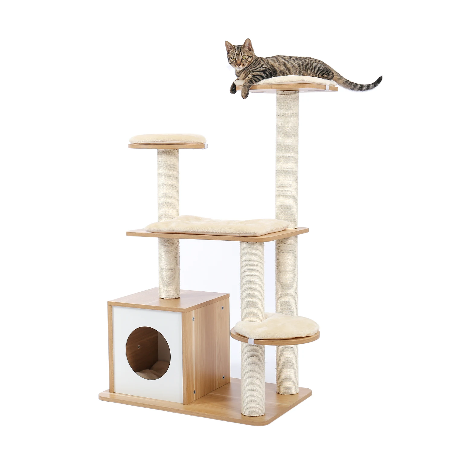 Title 9, Multi-Level Cat Tree Condo Furniture with Sisal...