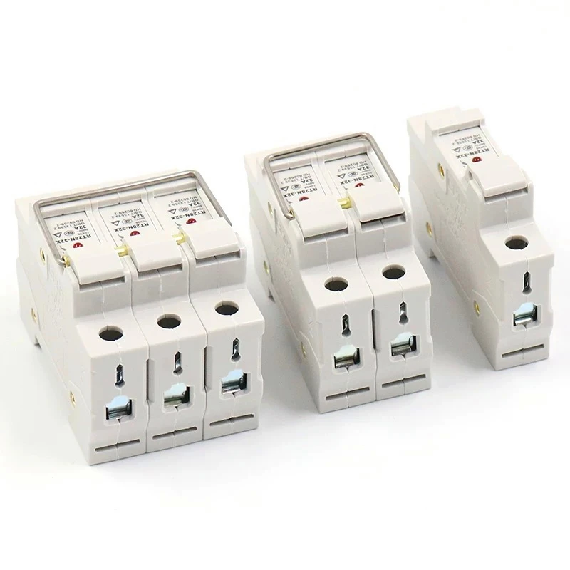CHINT cilindro forma fusible Base RT28N-32X  RT28N-63X  1P 2P 3P tipo de gu�a Bring Indicator Light Match RT18-32