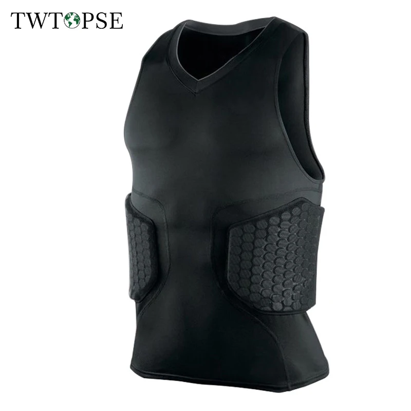 Мужская Спортивная Футболка TWTOPSE компрессионная рубашка с подкладом для