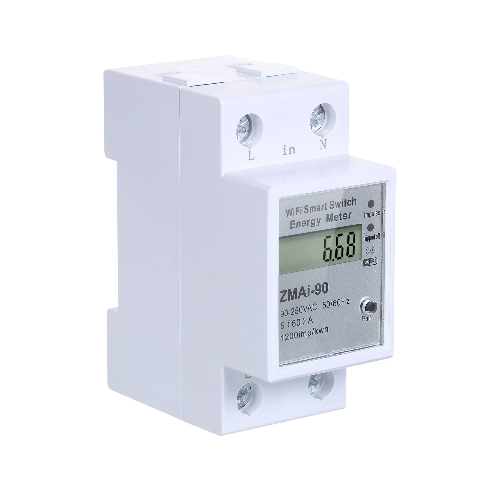 Wifi Smart Home Energy Monitor Real Time Electricity Meter Easy