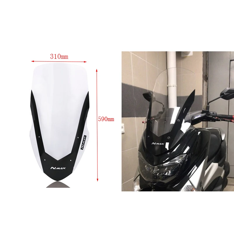 Мотоцикл лобовое стекло Длинные для Yamaha Nmax155 Nmax125 Nmax 125 155
