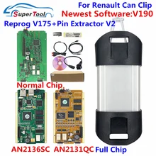 Для Renault Can Clip V178 диагностический интерфейс золотой полный чип Can Clip V188 AN2131QC AN2135SC Can Clip ремонт автомобиля сканер инструмент
