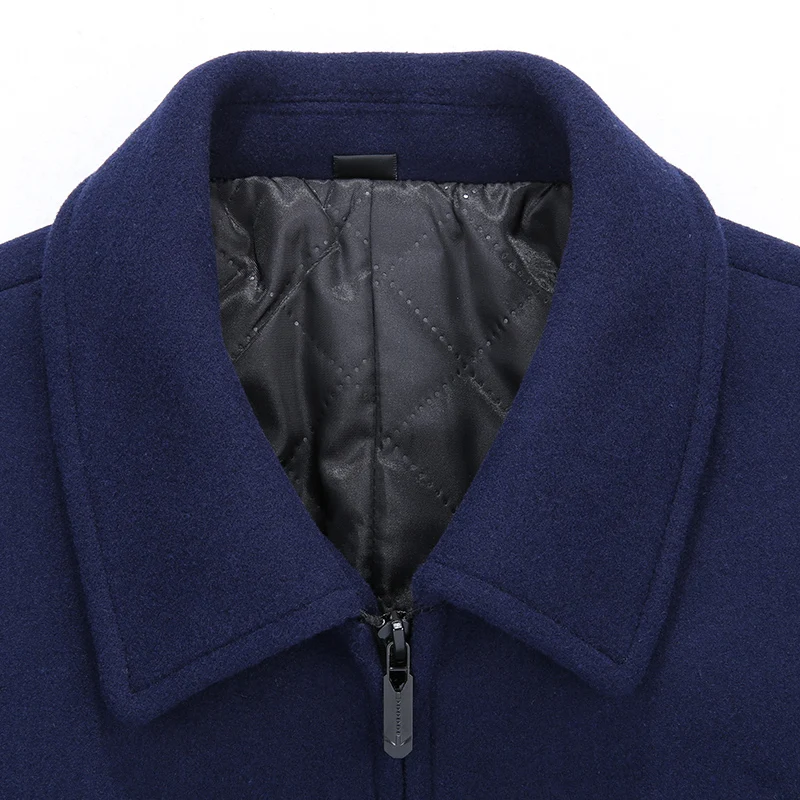 Большие размеры 10XL 8XL 6XL модное мужское шерстяное пальто Зимний теплый однотонный Тренч Куртка мужская деловая Повседневная Куртка парка