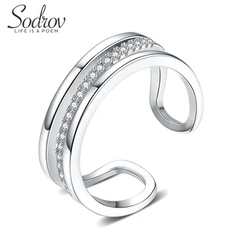 

Sodrov Sterling Ring Silver 925 Jewlry Silver Rings For Women Open Size Adjustable Jewelry Finger Ring