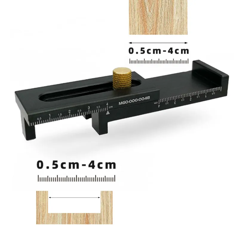 5-40 мм деревообрабатывающий микрометр измеритель зазора Алюминий сплава для измерения глубины зуба линейка маркировки датчик, измеритель