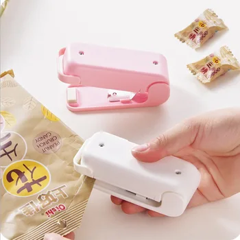 

Mini Portable Food Clip Heat Sealing Machine Sealer Home Snack Bag Sealer Kitchen Utensils Gadget Item Kitchen Accessories Tools