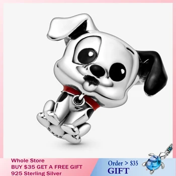 

Birthday Gift Beads Dalmatians Patch Charms fit Original Pandora Bracelets Paparazzi 100% 925 Sterling Silver DIY Women Jewelry