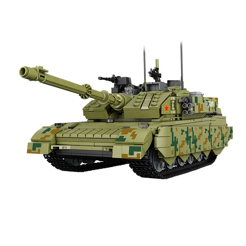 

Military Series World War II 99A Main Battle Tank Collection Model Building Blocks Bricks Toys Christmas Gifts