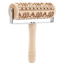 Помадка торт тесто 1 шт Скалка Рождество Лось звезда тиснением выпечки кондитерские изделия