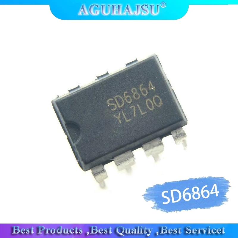 10 шт./лот SD6864 SD 6864 DIP-8 | Электронные компоненты и принадлежности