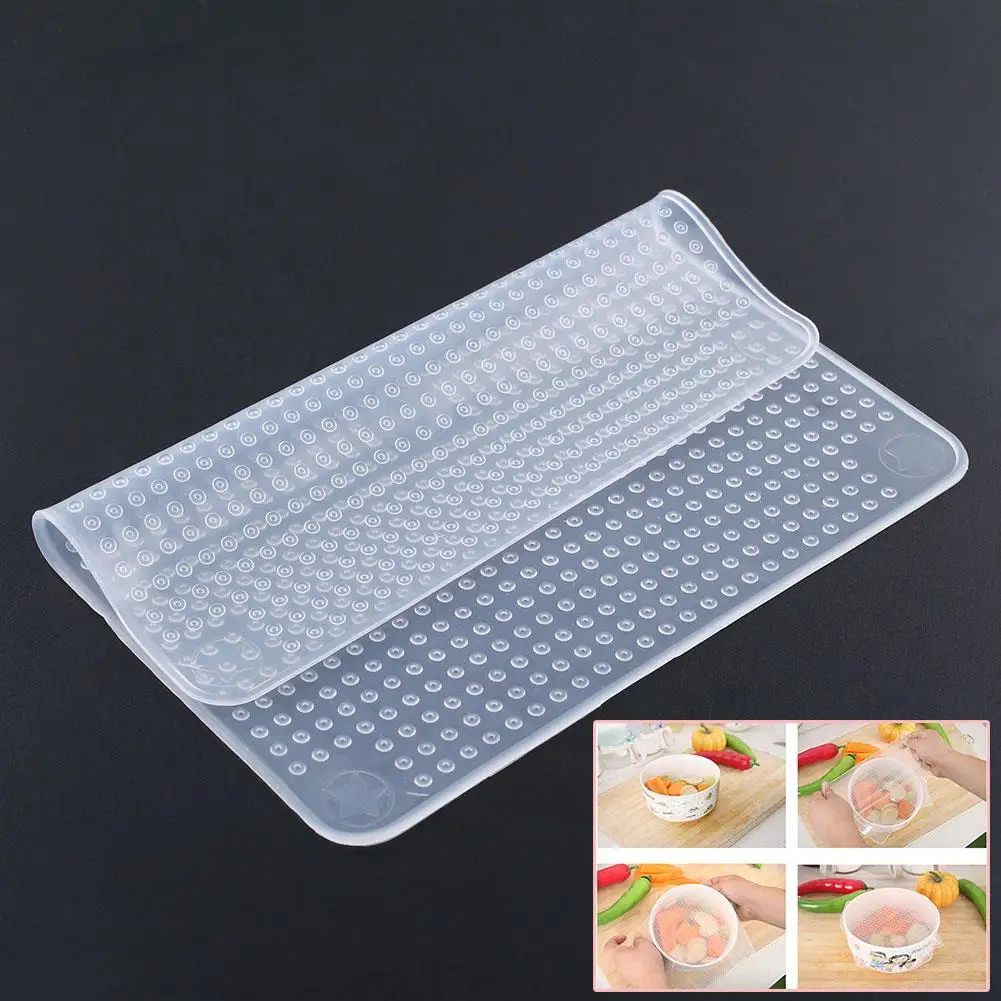 Пищевая свежая обертка для пищевых продуктов 14.5X14.5cm силиконовая многоразовая