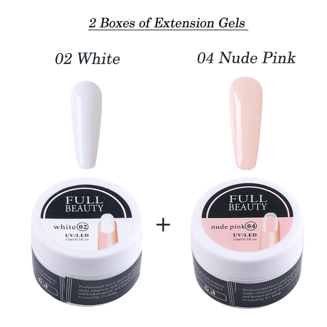 Gel For Extension UV Builder Nail Gel Clear Acrygel Base Varnish Quick Buidling Nail Art Brush Set For Manicure LY1800-1