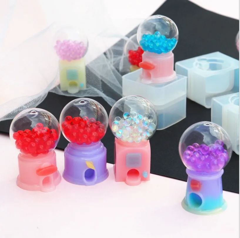 

Shaker Crystal Ball Transparent Silicone Mould Dried Flower Resin Decorative Craft DIY Mold Epoxy Resin Molds for Jewelry