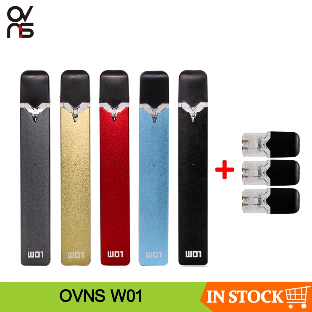 Распродажа! Набор для вейпа OVNS W01 электронная сигарета с картриджем 0 7 мл со