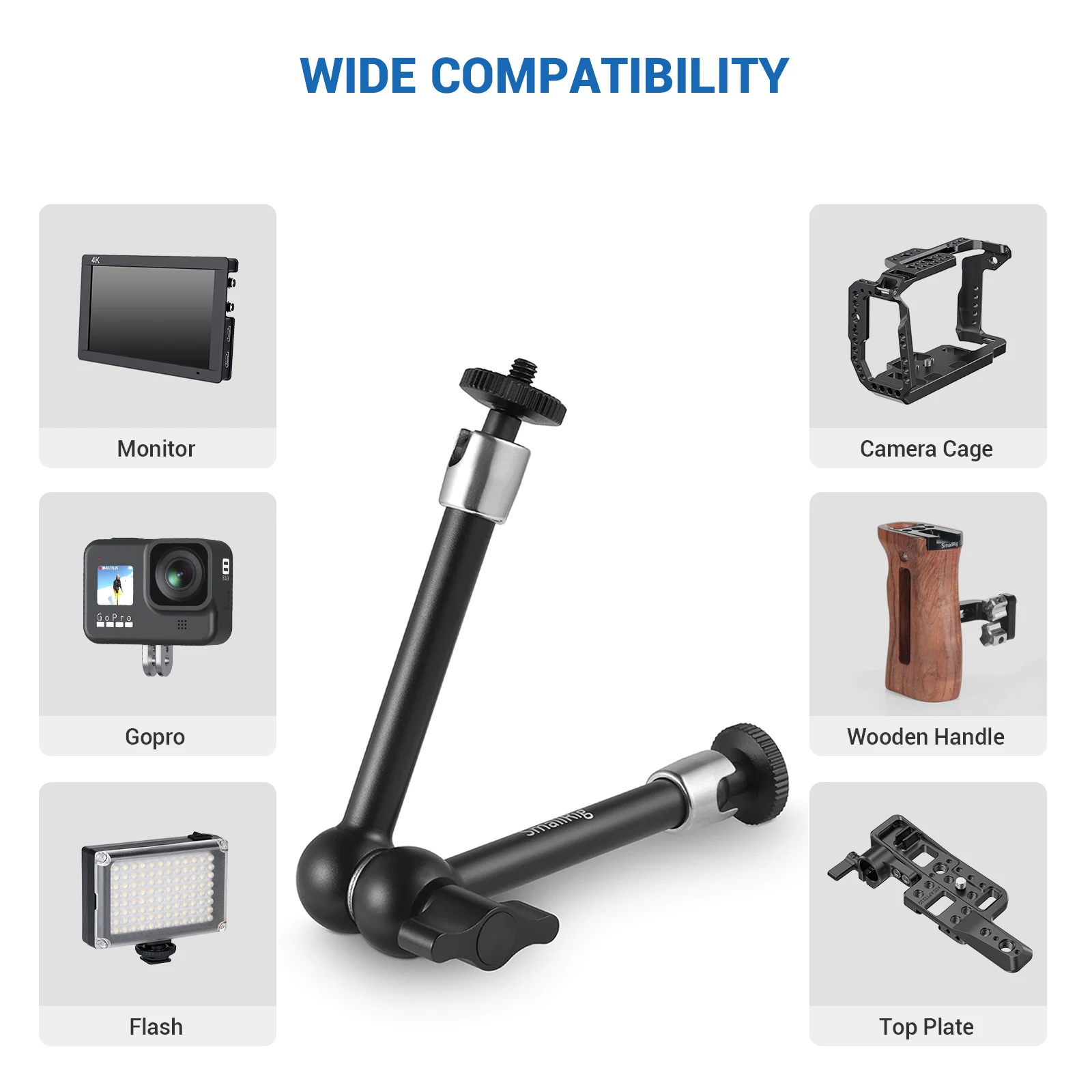 Dslr Lcd Monitor Led Light Camera 