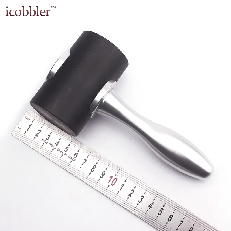 DIY Leathercraft Hammer Nylon Hammer Leather Carving Mallet Wood Handle For DIY Stamping Leather Craft Nylon Beat