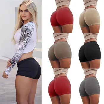 

Summer Activewear for Women Peach Hips Shorts Safety Yoga Shorts Athletic Workout Gym Shorts Women