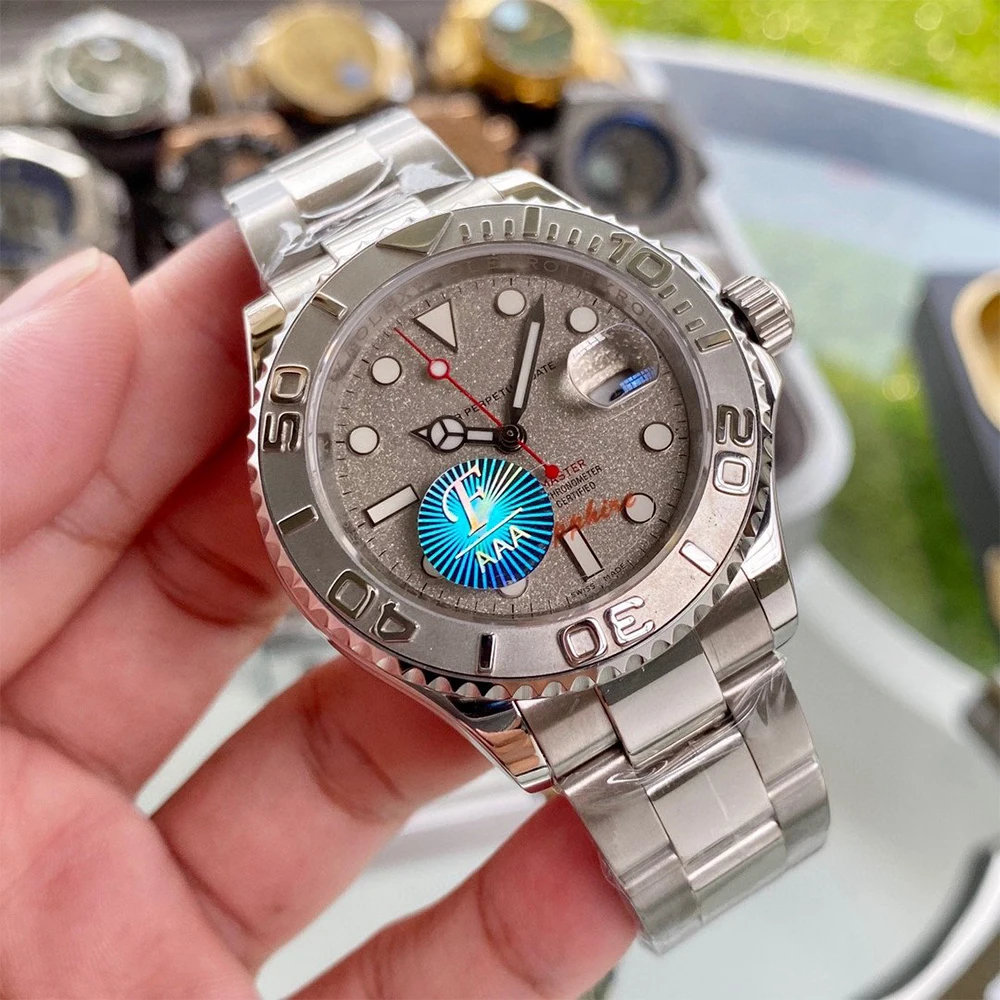 

Men Rolexable Watch Stainless Steel Classical Business Waterproof Top Brand luxury Fully Automatic Movement Wristwatch Calendar