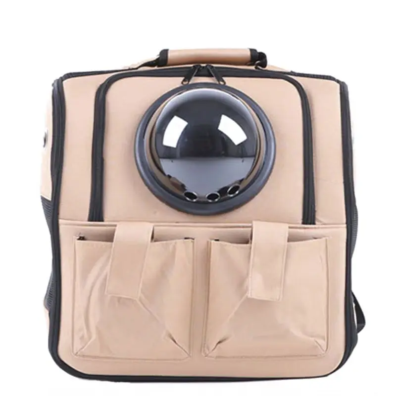 

Large capacity Pet Carrier Backpack for Small Cats and Dogs with Space Capsule
