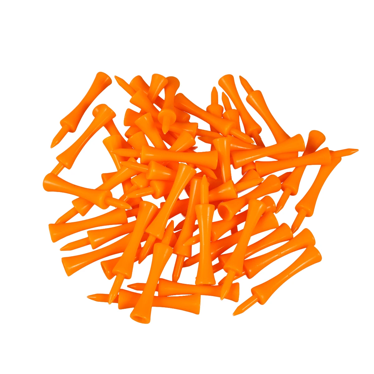 

50pcs Castle Golf Tees Conveniet 70mm Golf Tee Plastic Golf Tee for Adults