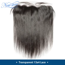 Прозрачный кружевной фронтальный 13x4 закрытие бразильские прямые девственные волосы новые Звездные волосы предварительно сорванные с Детские волосы кружева закрытия