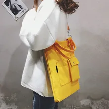 Женская Большая вместительная сумка через плечо, холщовая Повседневная сумка для путешествий, мобильного телефона O66