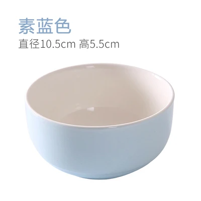 Japanese tableware ceramic bowl home eating noodles couples small rice bowl children noodles large bowl student soup bowl - Цвет: 19