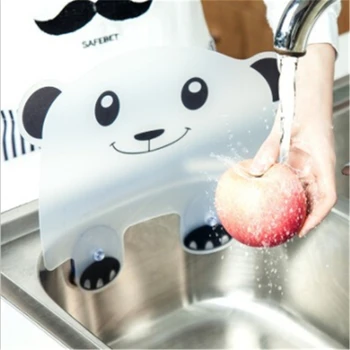

Panda Water Splatter Screens Guard Baffle Board Sucker Water Baffle Plate Wash Basin Baffle Sink Board Kitchen Tools