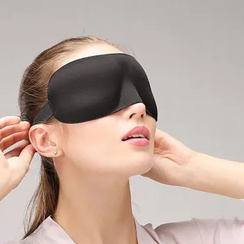 3D Sleeping eye mask Travel Rest Aid Eye Mask Cover Patch Paded Soft Sleeping Mask Blindfold Eye Relax Massager Beauty Tools 1